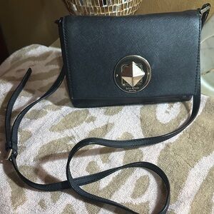 Kate Spade Black Leather Crossbody Bag